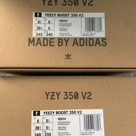 YEEZY Boost 350 v2 BONE - Picture 5 of 6